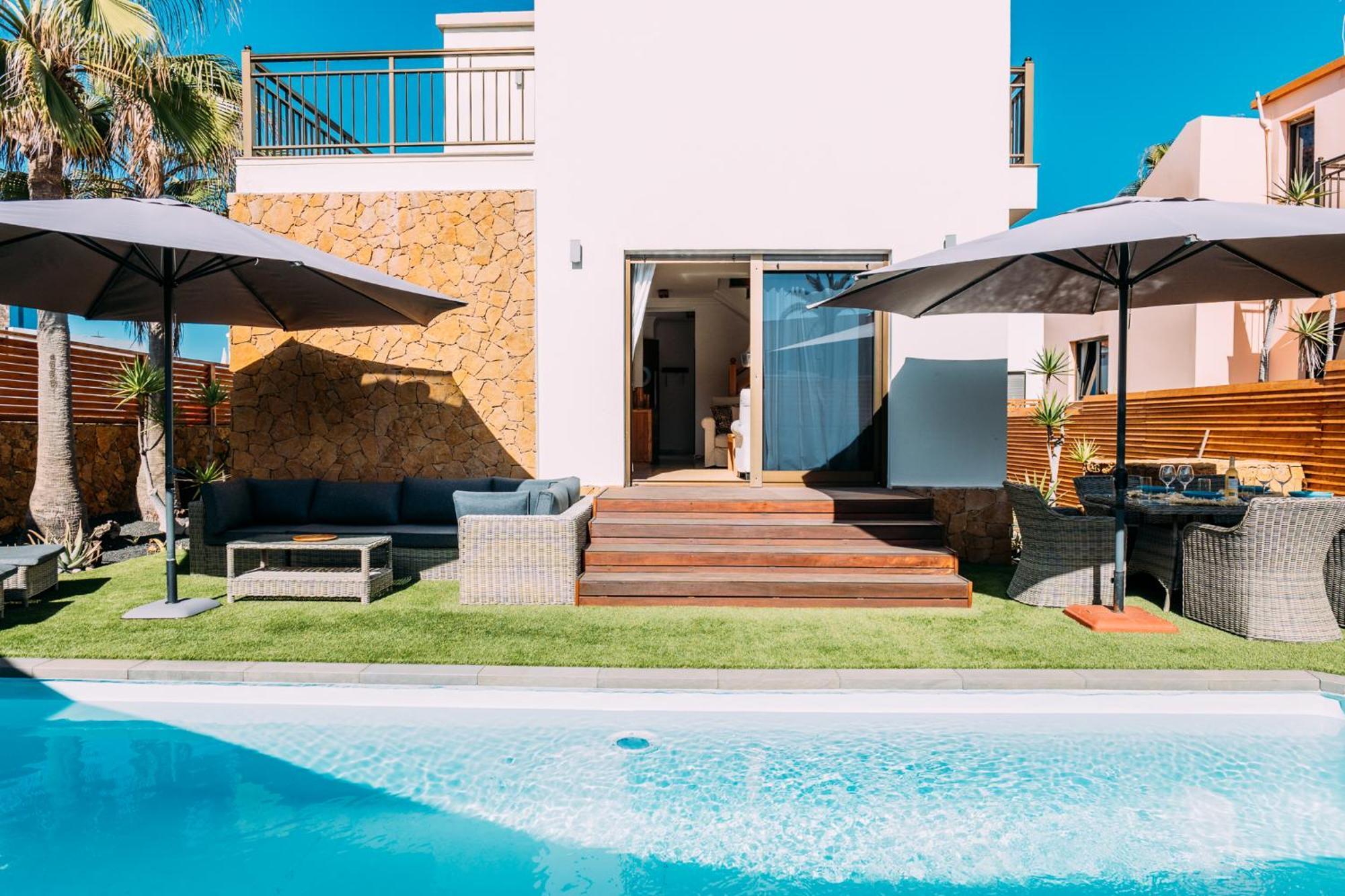 Paradise Beach House: Piscina Privada, Playa 100M Corralejo Exterior photo