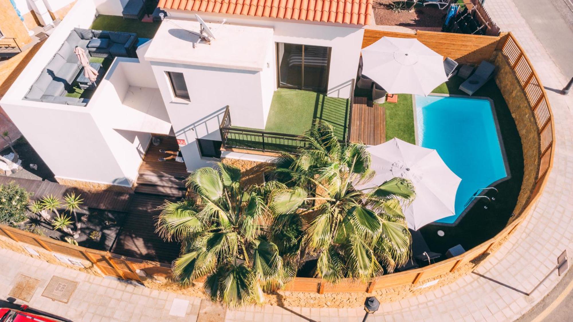 Paradise Beach House: Piscina Privada, Playa 100M Corralejo Exterior photo